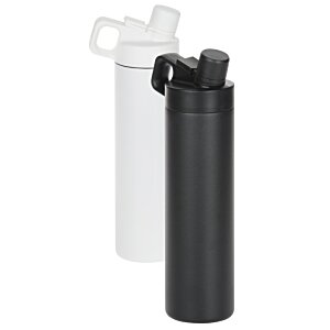 Additional Image 3 - a black and white water bottle