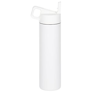 Additional Image 1 - a white water bottle with a straw