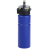 Additional Image 2 - a blue water bottle with a black lid