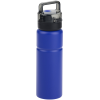 Additional Image 3 - a blue water bottle with a black lid