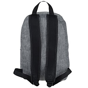 Additional Image 2 - a grey backpack with black straps