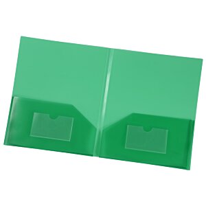 Additional Image 3 - a green file folder with two black dots