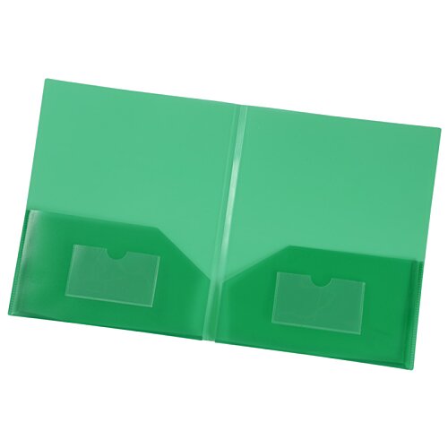 Additional Image 3 - a green file folder with two black dots