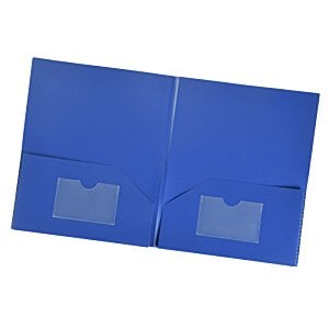 Additional Image 1 - a blue folder with gray labels