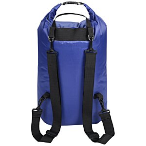 Additional Image 2 - a blue backpack with black straps