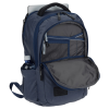 Additional Image 2 - a blue backpack with a black pocket