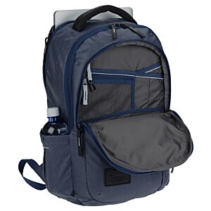 Additional Image 2 - a blue backpack with a black pocket