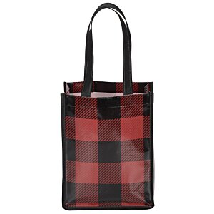 Additional Image 1 - a red and black checkered bag