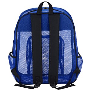 Additional Image 3 - a blue backpack with black straps