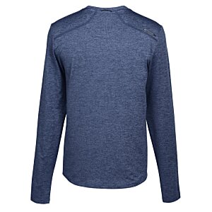 Additional Image 1 - a blue long sleeved shirt