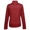 a red turtleneck sweater