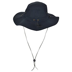 Additional Image 1 - a black hat with a string