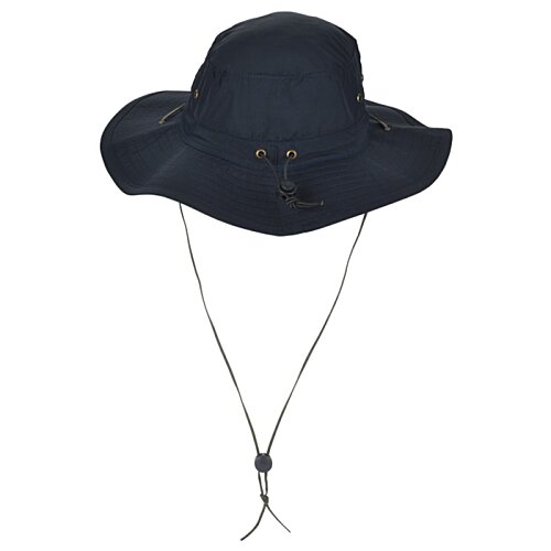 Additional Image 1 - a black hat with a string