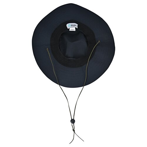 Additional Image 2 - a black hat with a string