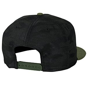 Additional Image 1 - a black hat with a green band