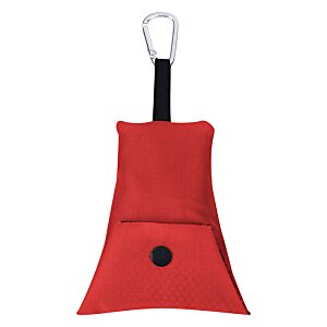Additional Image 1 - a red bell with a black handle