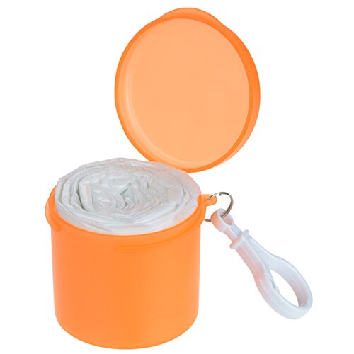 Additional Image 3 - an orange container with a white handle