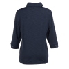 View Image 2 of 3 of Optical Heather 3/4 Sleeve Polo - Ladies'