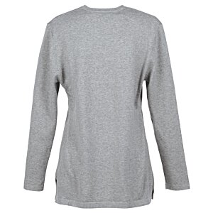 Additional Image 1 - a grey long sleeved shirt