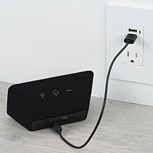 Additional Image 3 - a black rectangular object with a cord plugged into a wall