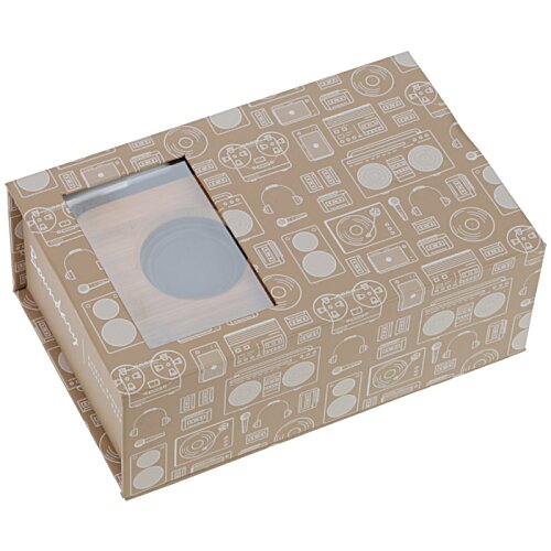Additional Image 1 - a brown box with a window