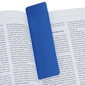 Additional Image 3 - a blue bookmark on a book