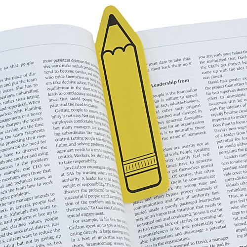 Additional Image 2 - a yellow pencil on a bookmark
