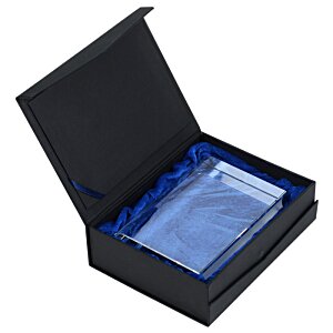 Additional Image 1 - a black box with a clear plastic inside