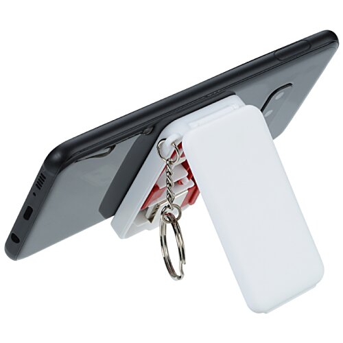 Additional Image 2 - a cell phone with a white tag attached to it