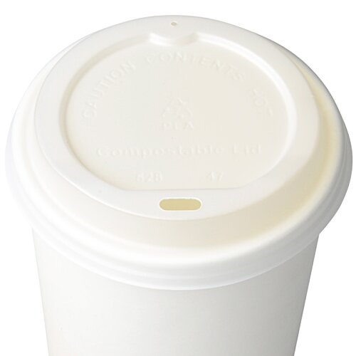 Additional Image 3 - a white plastic cup with a lid