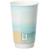 View Image 2 of 3 of Seaside Full Color Insulated Paper Cup - 16 oz.