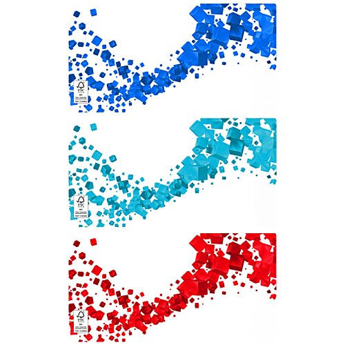 Additional Image 3 - a group of blue red and white dots