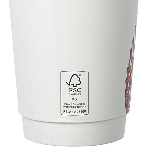 Additional Image 2 - a white cup with a logo on it