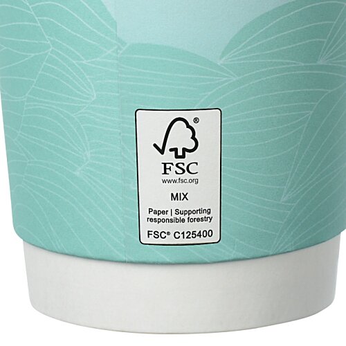 Additional Image 1 - a white label on a blue container