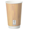View Image 2 of 3 of Bamboo Full Color Insulated Paper Cup - 16 oz.