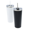 View Image 7 of 8 of Colma Vacuum Tumbler with Straw - 22 oz.