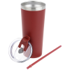 View Image 3 of 4 of Colma Vacuum Tumbler with Straw - 22 oz. - Colors - 24 hr