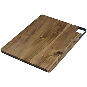 Additional Image 1 - a wooden cutting board with a handle