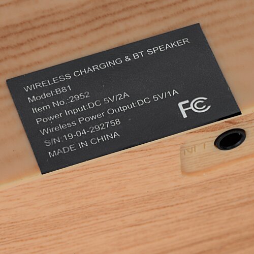 Additional Image 6 - a black sign on a wood surface