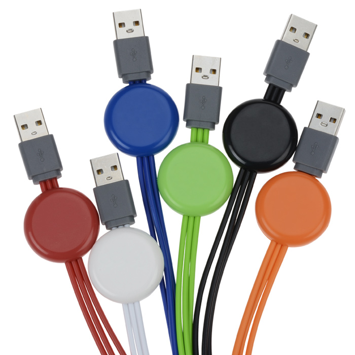 Flashing 3 in 1 Charging Cable - Promotional Products by 4imprint 
