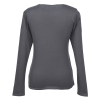 Additional Image 1 - a grey long sleeved shirt