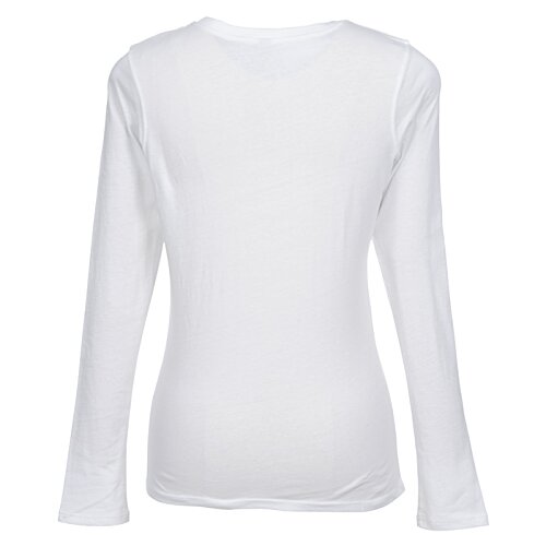 Additional Image 1 - a white long sleeved shirt