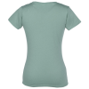 View Image 2 of 2 of Econscious Organic Cotton V-Neck T-Shirt - Ladies' - Embroidered