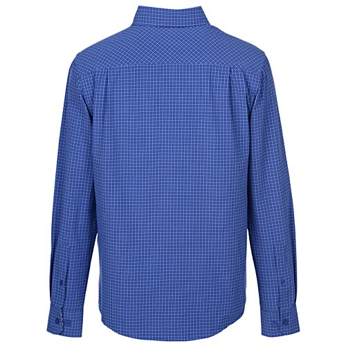 Additional Image 1 - a blue shirt with a white background