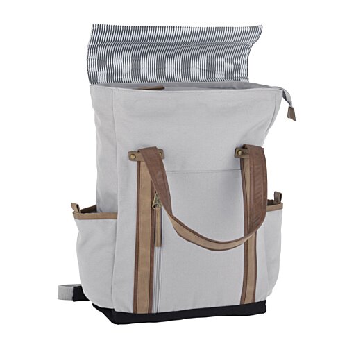 Additional Image 2 - a white and brown backpack