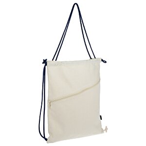 Additional Image 2 - a white bag with blue handles
