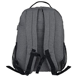 Additional Image 1 - a grey backpack with black straps