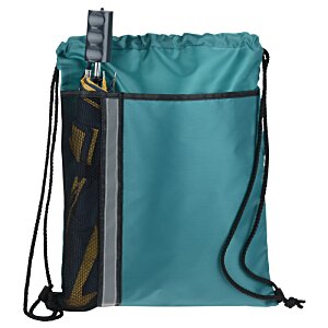 Additional Image 1 - a blue and black backpack