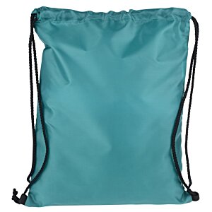 Additional Image 2 - a blue backpack with black string