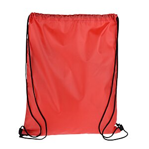 Additional Image 1 - a red backpack with black straps